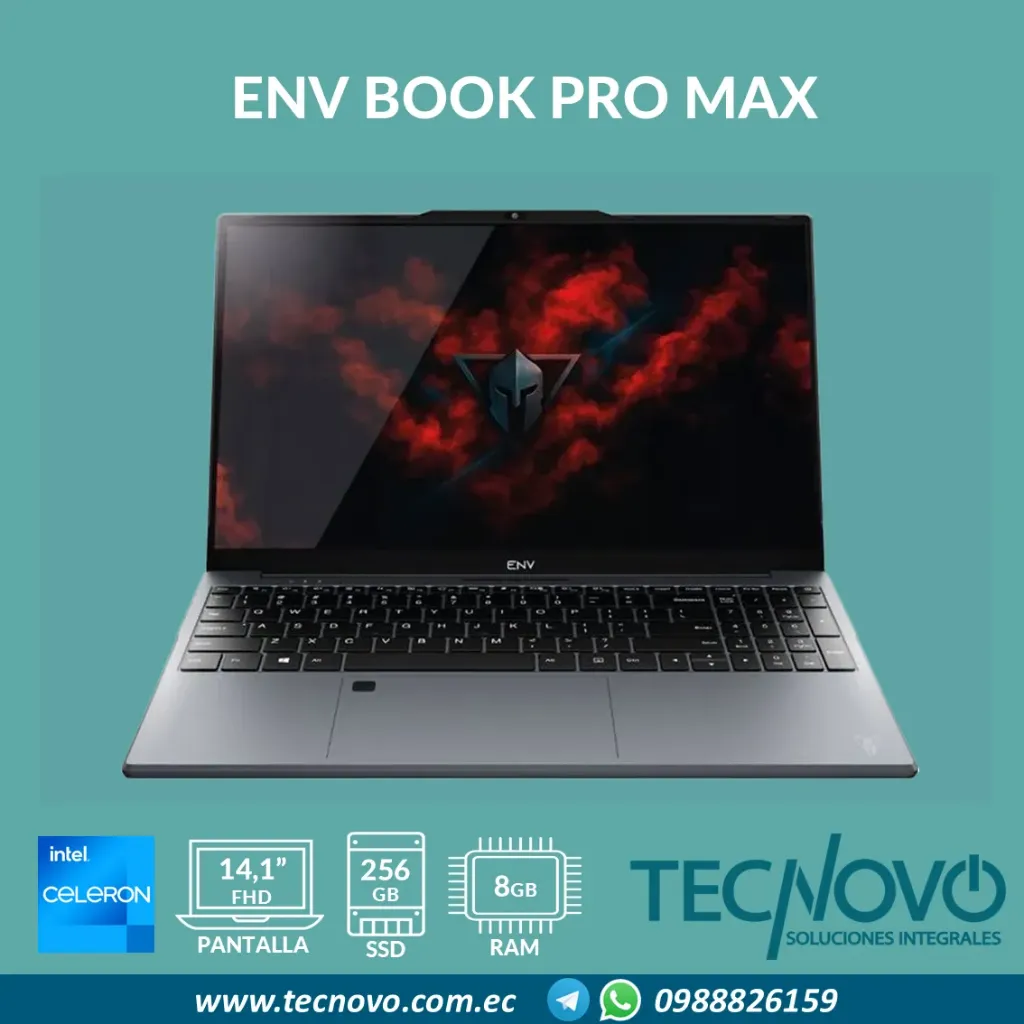 Laptop ENV BOOK PRO MAX Intel N4020 8GB 256GB SSD 14.1" FHD