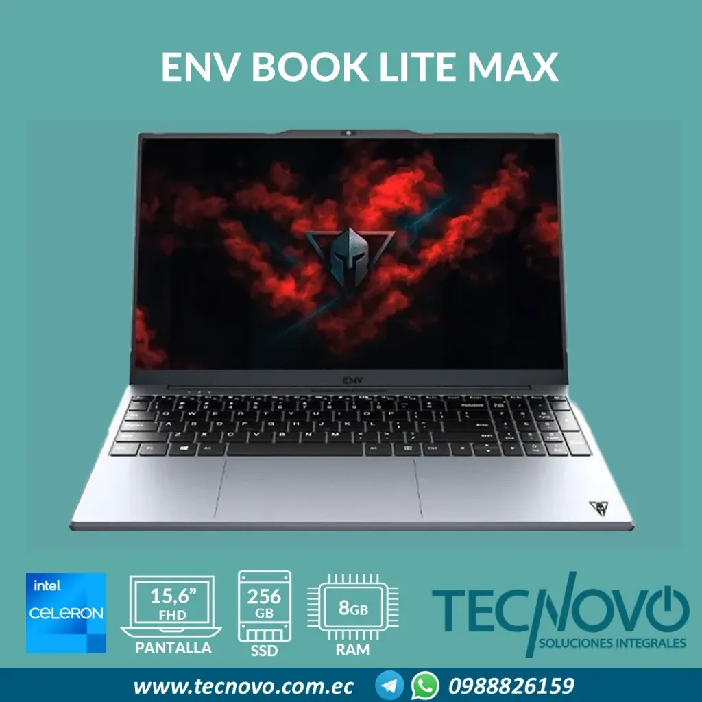 Laptop ENV BOOK LITE MAX Intel N5095 8GB 256GB SSD 15.6" FHD