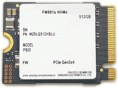 Disco NVME PM991a 2230 512GB