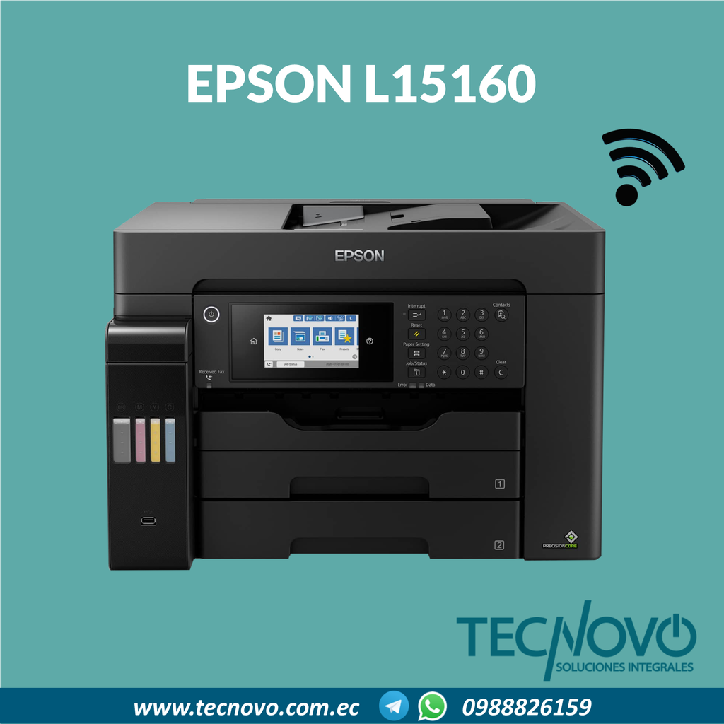 Impresora EPSON L15160 Multifunción A3 LCD ADF Dúplex Red