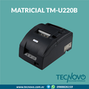 Impresora EPSON POS Matricial TM-U220PB Paralelo + Cortador
