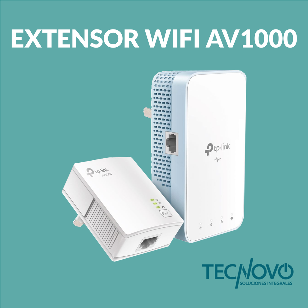 Extensor WIFI TP-LINK Powerline TL-WPA7517 Kit AC750 AV1000 1000Mbps