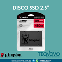 Disco SSD KINGSTON A400 480GB Interno SATA 2.5"