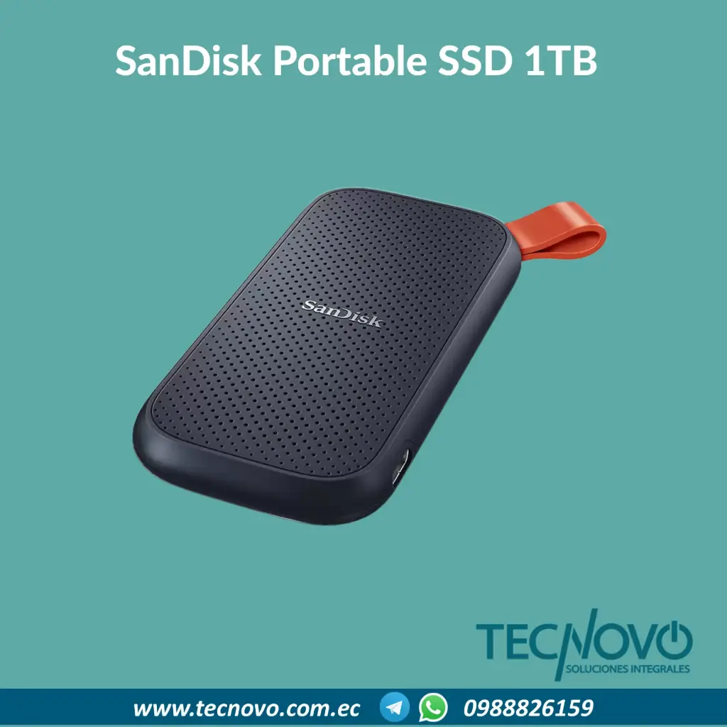 Disco SSD SANDISK 1TB Externo Portable USB