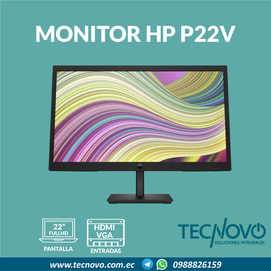 Monitor HP P22v 21.5" FHD