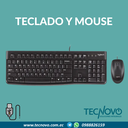 Teclado + Mouse COMBO LOGITECH MK120 Negro USB