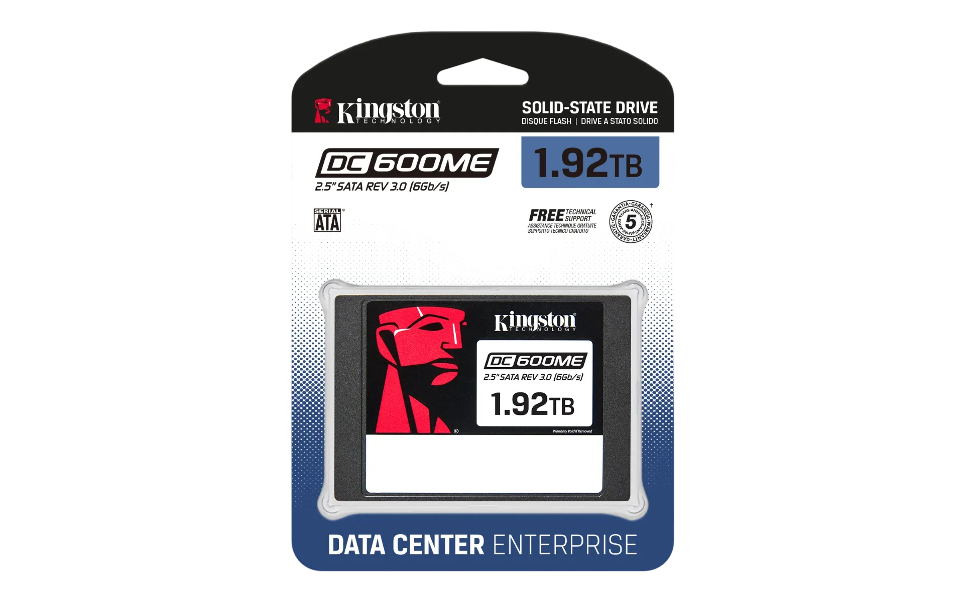 Disco duro servidor Enterprise Kingston DC600ME Series 2.5" 1.92TB SATA SSD