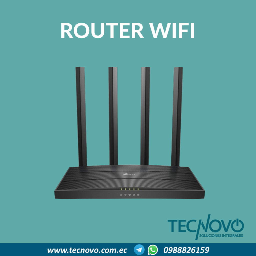 Router Tp-Link Archer C80 AC1900 Doble banda MU-MIMO LAN-4 Gigabit