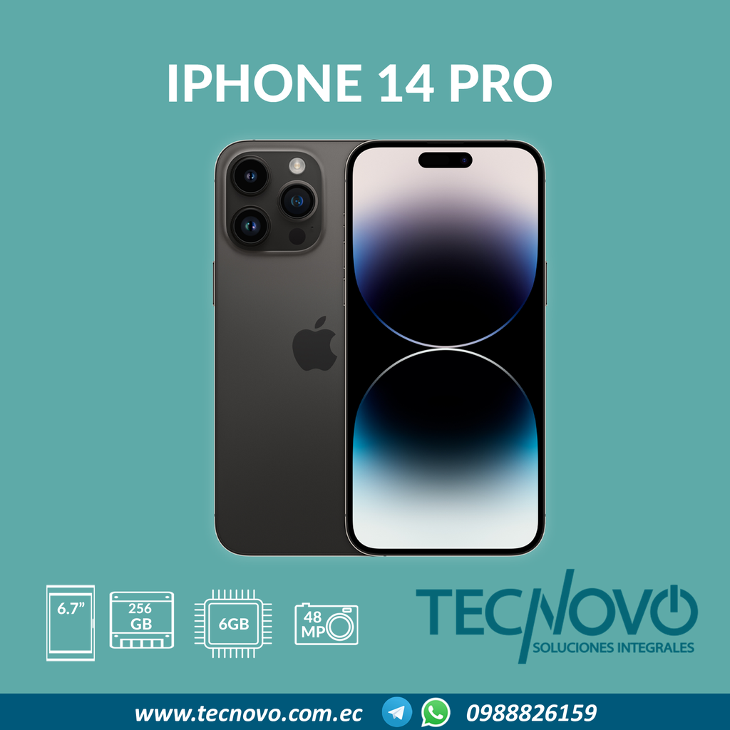 Celular Apple Iphone 14 Pro 256GB eSIM (OPEN BOX)