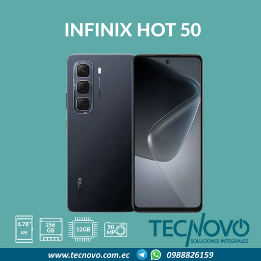 Celular INFINIX Hot 50 12GB(6+6) / 256GB