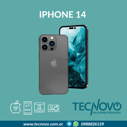 Celular Apple Iphone 14 128GB eSIM (OPEN BOX)