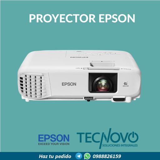 Proyector EPSON PowerLite 119W 3LCD HDMI 4000 lúmenes