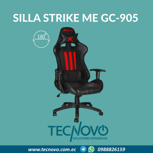 SILLA GAMER STRIKE ME GC-905
