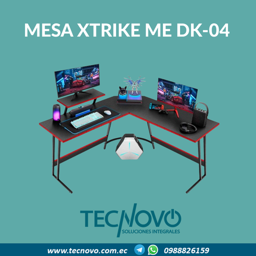 Mesa Gaming MARVO STRIKE ME DK-04 DOBLE TIPO V