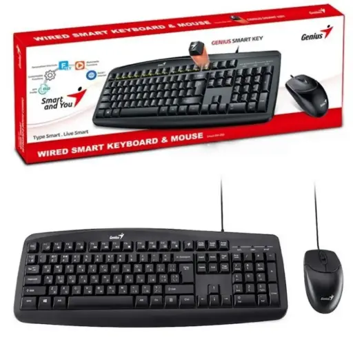 Teclado + Mouse COMBO GENIUS KM-200 USB 