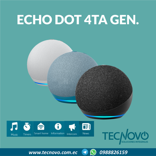Altavoz AMAZON ALEXA Echodot 4taGen 