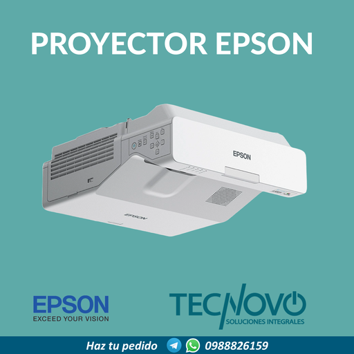 Proyector Láser Interactivo Epson BrightLink EB-735Fi Full HD 3LCD HDMI/VGA/USB 3600 lúmenes