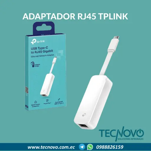Adaptador TP-Link UE300C USB-C a Gigabit Ethernet