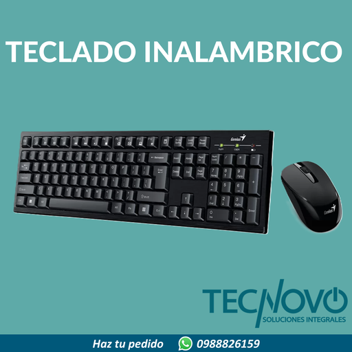 Teclado + Mouse COMBO GENIUS KM-8101 Wireless NEGRO