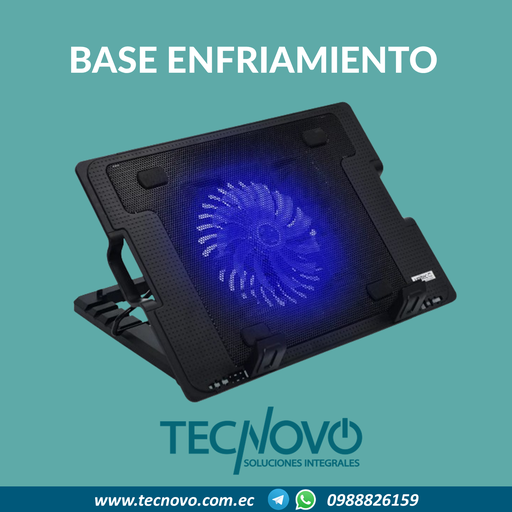 Ventilador laptop COOLERPAD 5 Niveles Negro