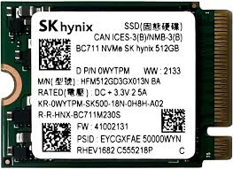 Disco SSD Sk HYNIX NVME 512GB Open Box
