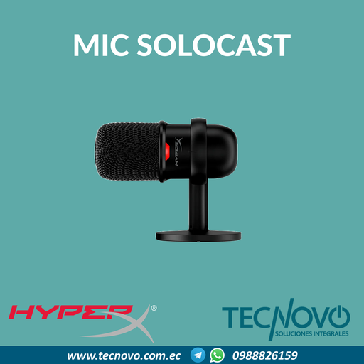 Micrófono Hyperx Solocast USB