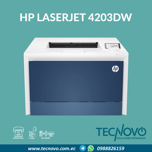 Impresora HP Color LaserJet Pro MFP 4203dw 