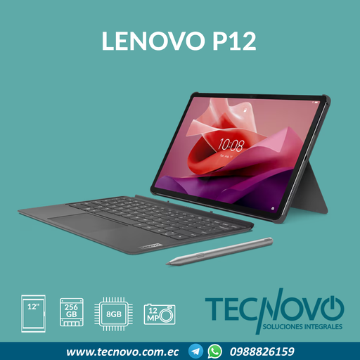 Tablet LENOVO P12 TB-370FU 8GB 256GB Wifi 12.7"