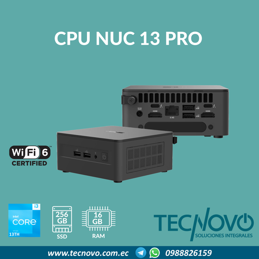 NUC ASUS 13 Pro I3-1315U 16GB 256GB SSD WIFI6