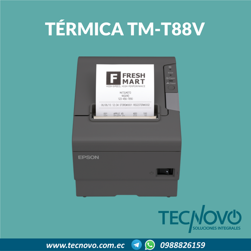 Impresora Epson Térmica POS TM-T88V USB PARALELO