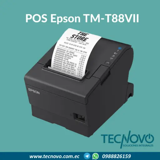 Impresora POS Epson TM-T88VII RED+USB