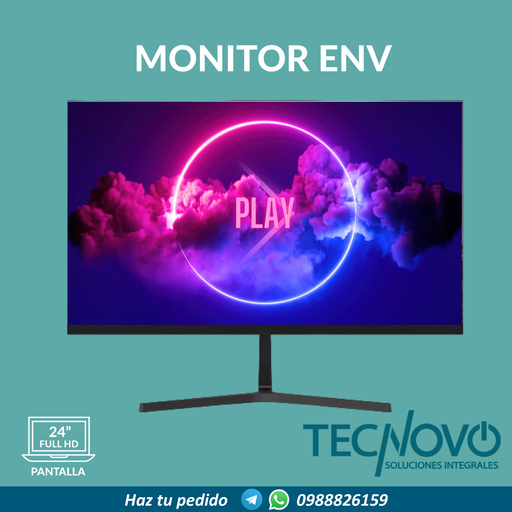 Monitor ENV Full HD 24" HDMI VGA