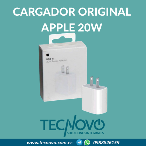 Adaptador de corriente Apple USB-C 20W (original)