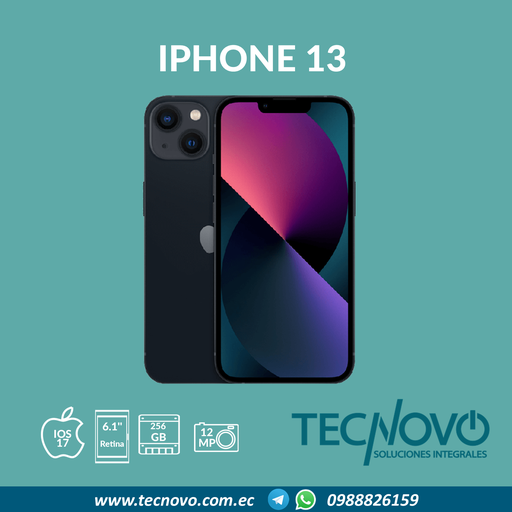 Celular Apple Iphone 13 256GB (OPEN BOX)