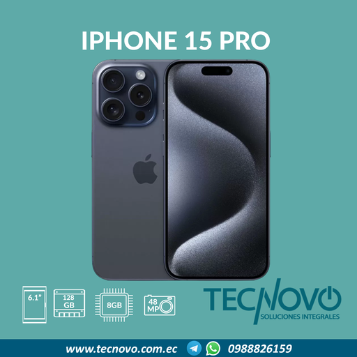 Celular Apple Iphone 15 Pro 128GB ESIM (Open Box)