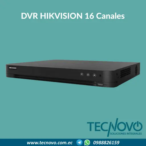 DVR Hikvision AcuSense 16 canales