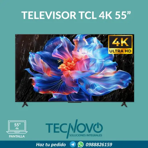 Televisor TCL UHD 4K Smart TV 55"