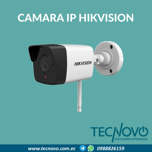 Cámara HIKVISION IP 2MP Ethernet + WiFi + Audio