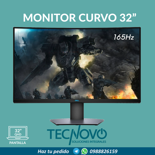 Monitor DELL S32 Curvo FHD 32" 