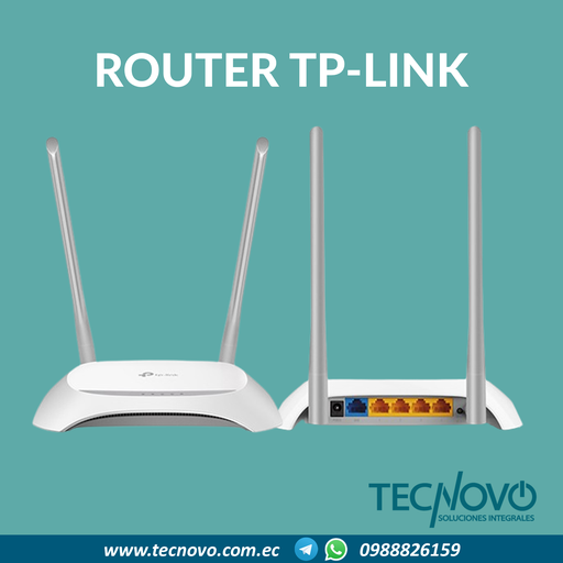 Router Inalámbrico TP-Link TL-WR840N N 300Mbps