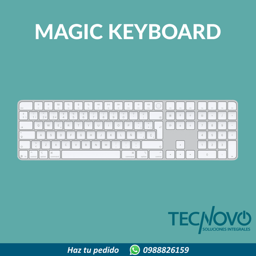 Teclado APPLE Magic Keyboard con teclado numérico español y Touch ID