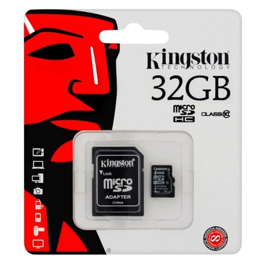 Memoria MicroSD KINGSTON 32GB CANVAS