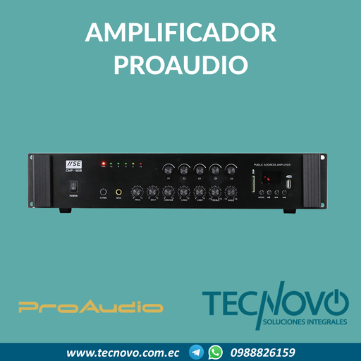 Amplificador PROAUDIO CMP-180B USB/SD/FM/BT 180W 