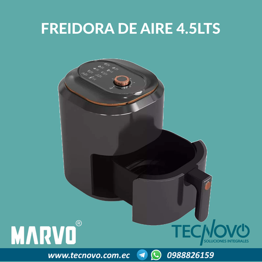 Freidora de Aire Marvo HAF-100 4.5Lts