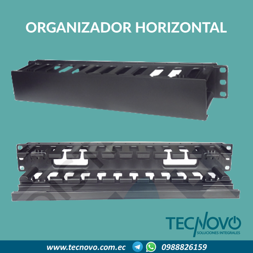 Organizador Horizontal CONNECTION 2UR 85x80mm 