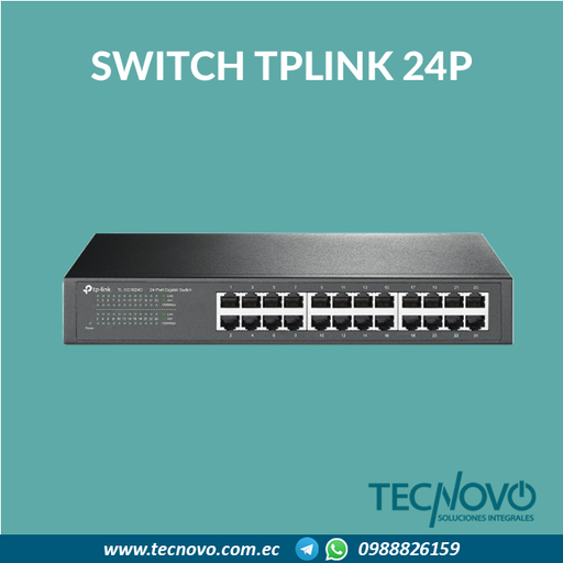Switch TP-Link 24 Puertos Gigabit TL-SG1024D 