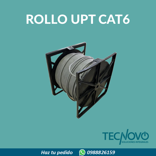 Rollo de cable UTP CONNECTION CAT6 exteriores 305 metros