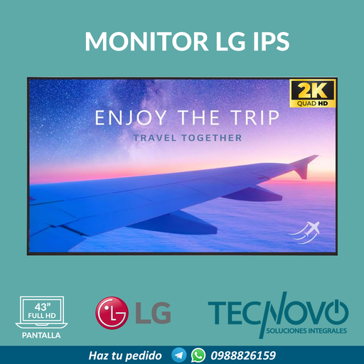 Monitor LG Comercial IPS 4K 24x7 43"