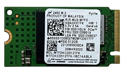 Disco SSD MICRON 2400 MTFDK 512GB NVME 2280 512GB Open Box