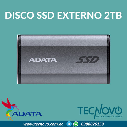 Disco ADATA SE880 SSD Externo 2TB USB